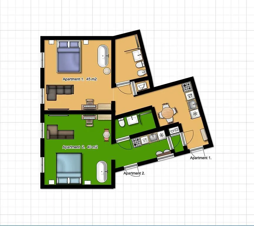 Elizabeth Boulevard Apartment Будапешт